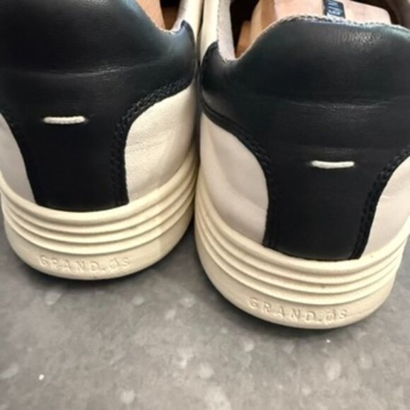 Cole Haan Grand.OS White Leather & Suede Sneakers – Men’s Size 11.5M - Picture 6 of 11